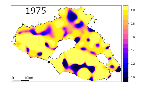 Probability of pixels being correctly classified on multitemporal images. Probability of pixels being correctly classified on multitemporal images